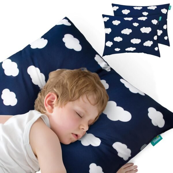 Toddler Pillow for Sleeping, Kid Pillow 14" x 19" ... - Image 2