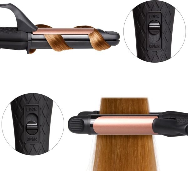 Dual Voltage Curling Iron, 2-in-1 Travel Curling I... - Image 7