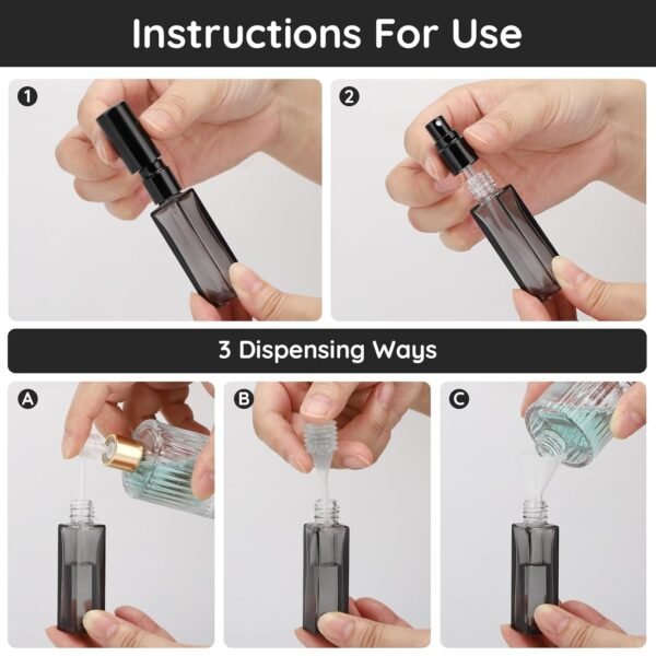 Segbeauty 5 Packs Travel Perfume Bottle Refillable... - Image 4