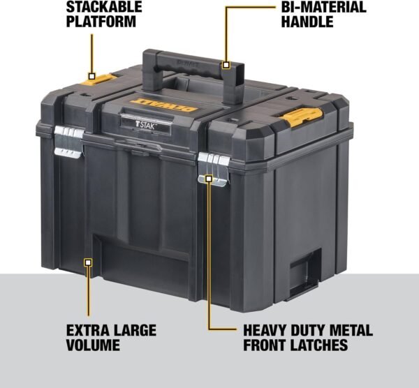 DEWALT TSTAK Tool Box, Extra Large Design, Removab... - Image 3