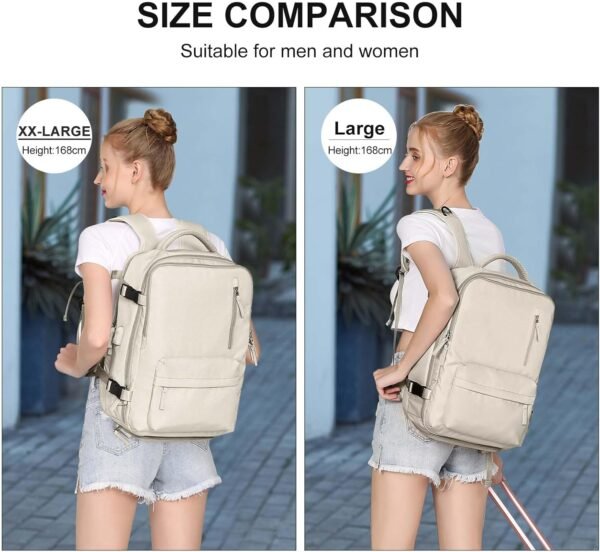 WONHOX Large Travel Backpack Carry on Flight Appro... - Image 5