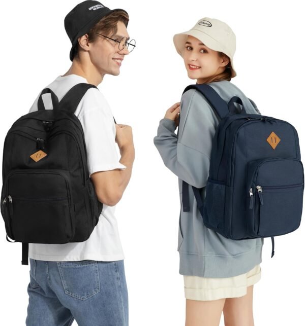 abshoo Classical Basic Travel Backpack For School ... - Image 3