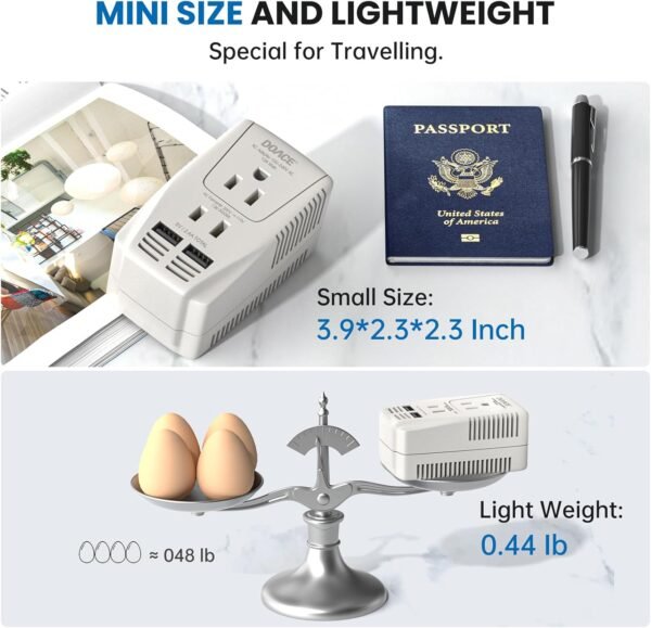 Upgraded 2200W 220V to 110V Converter for European... - Image 5