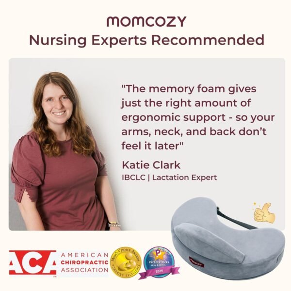 Momcozy Exclusive Memory Foam Nursing Pillow - Pio... - Image 8