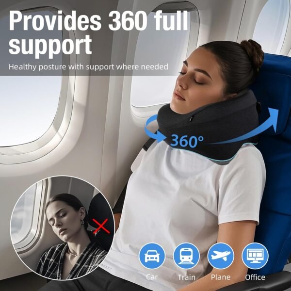 Teemour Neck Pillow for Traveling, Travel Neck Pil... - Image 3