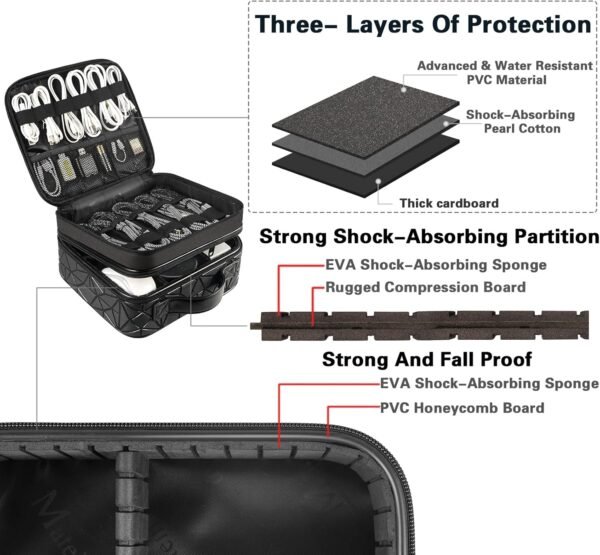 MATEIN Cord Organizer Case with Adjustable Divider... - Image 6