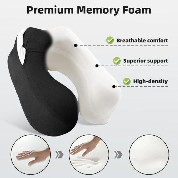 Privacy-Friendly Hooded Travel Pillow for Kids & A... - Image 6