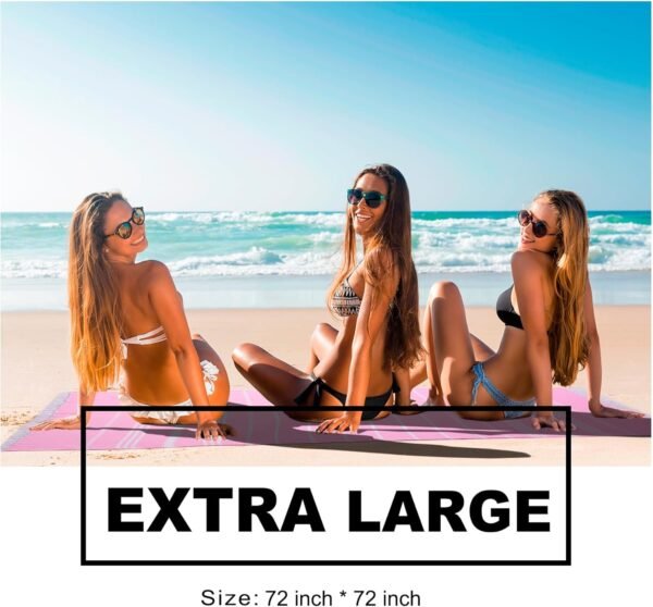 Giant Huge Thin Boho Throw Blanket Turkish Beach B... - Image 6