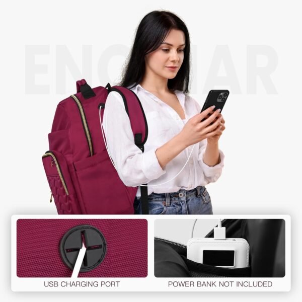 Travel Laptop Backpack for women, Work Backpack Wo... - Image 6