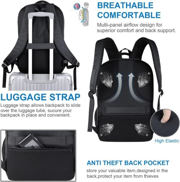 Naukay Travel Backpack, 50L Extra Large Laptop Bac... - Image 6