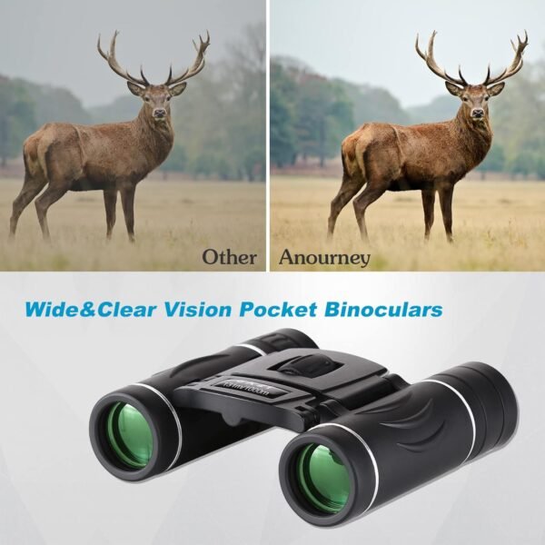 8x21 Mini Compact Pocket Binoculars, Lightweight F... - Image 7