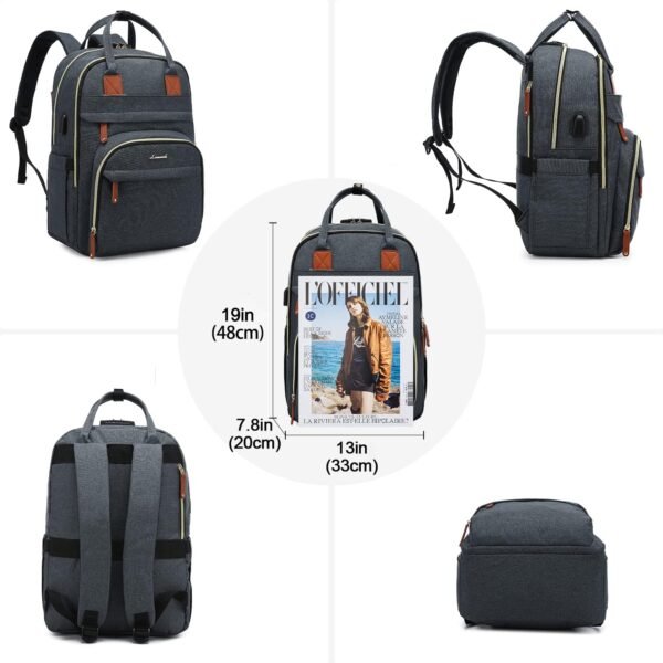 LOVEVOOK Laptop Backpack Purse for Women & Men, Un... - Image 6