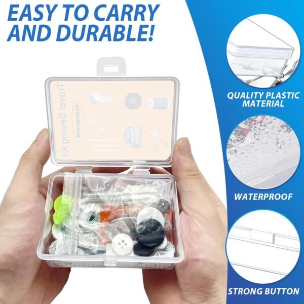 4 Pack Mini Travel Sewing Kits Bulk Small Emergenc... - Image 4