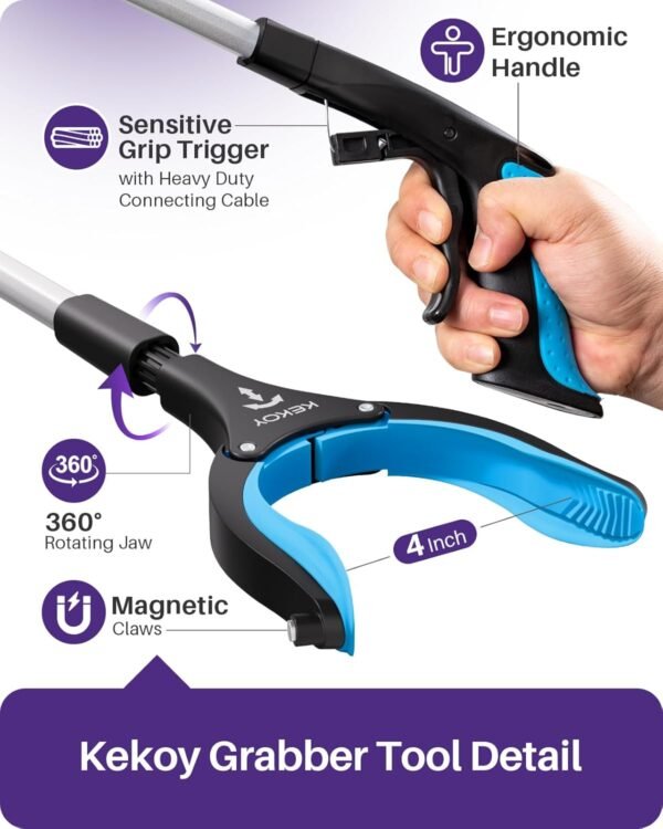 36inch Grabber Reacher Tool for Seniors, Foldable ... - Image 6