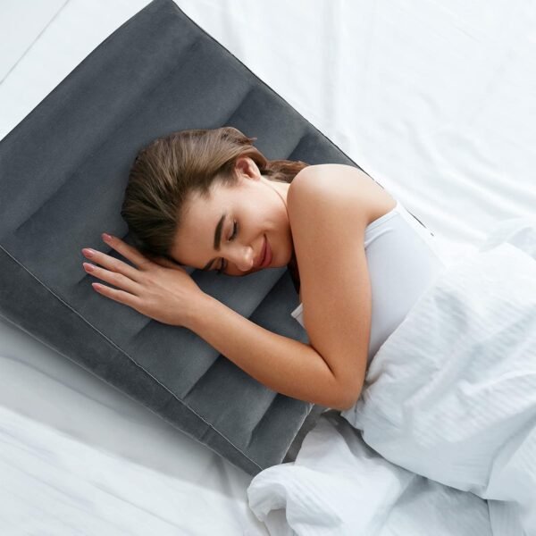 Inflatable Wedge Pillow, Portable Travel Wedge Pil... - Image 4