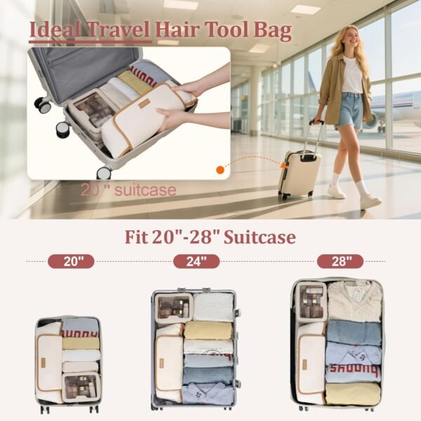 PACKISM Hair Tools Travel Bag - with Heat-Resistan... - Image 3