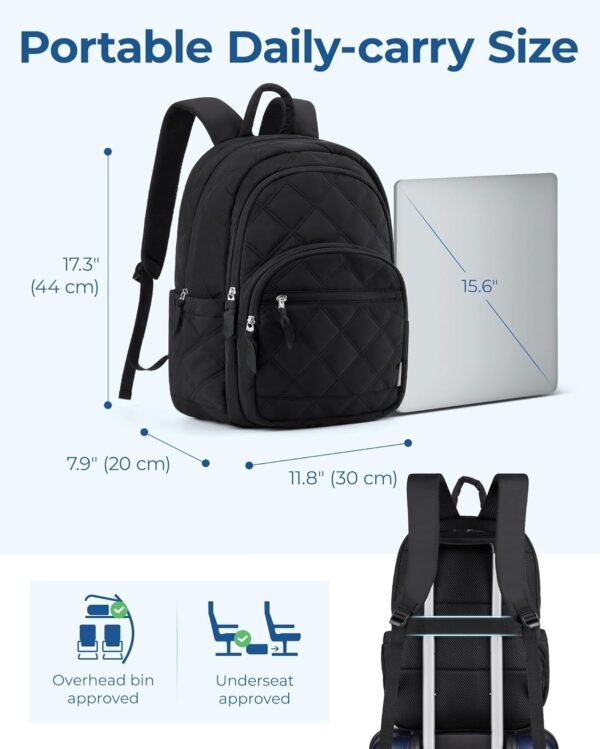 BAGSMART Travel Laptop Backpack, College Backpack ... - Image 6