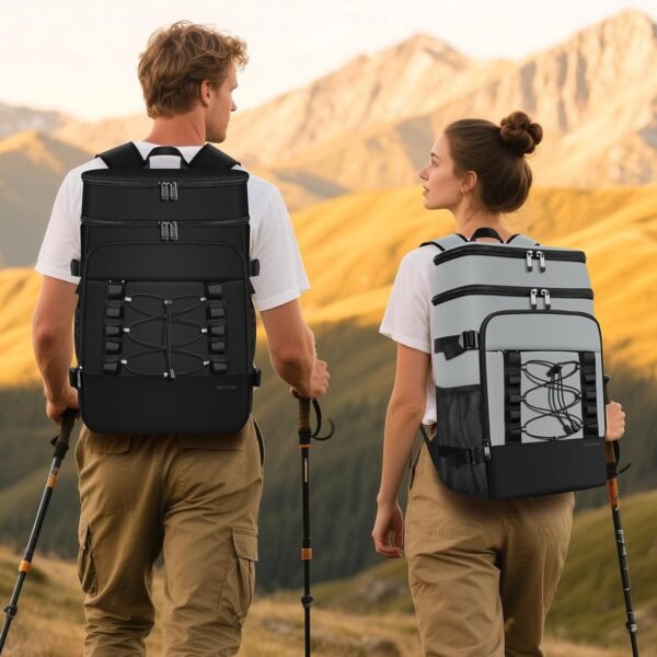 Cooler Backpack - 40 Cans Insulated Backpack Coole... - Image 4