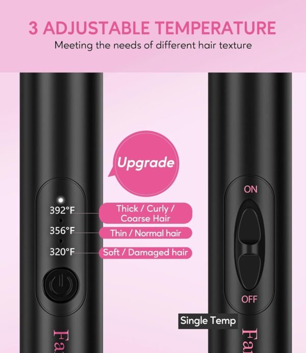 Mini Thermal Brush 3 Temperature Adjustable, Trave... - Image 4