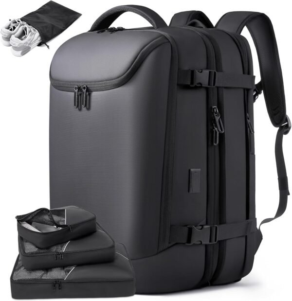 50L Carry on Travel Backpack, Expandable Airline A... - Image 2