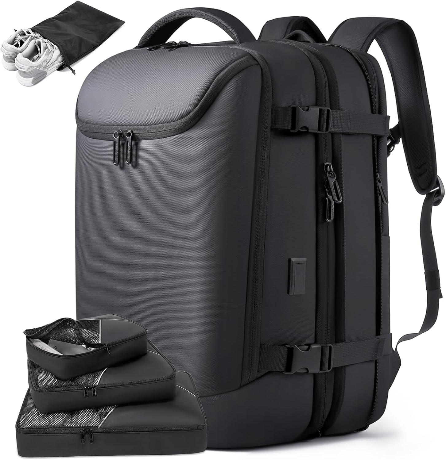 50L Carry on Travel Backpack, Expandable Airline A... - Image 2