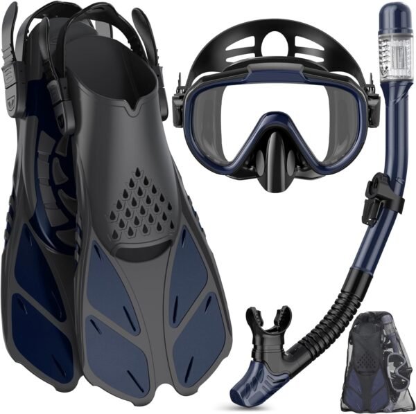 Snorkeling Gear for Adults Men Women,4 in 1 Snorke... - Image 2