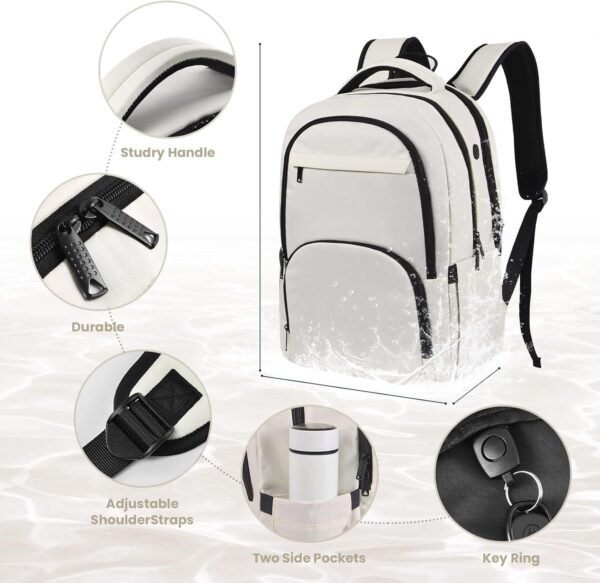 Laptop Backpack 15.6 inch, Backpacks for Men, Trav... - Image 3