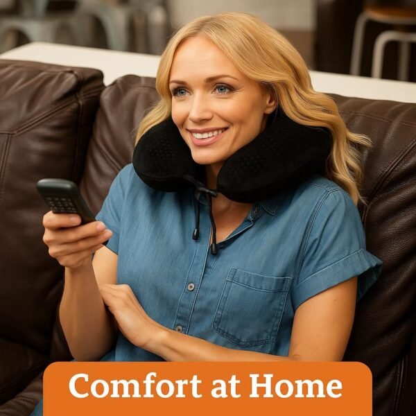 Memory Foam Travel Pillow for Airplanes - Best Air... - Image 10