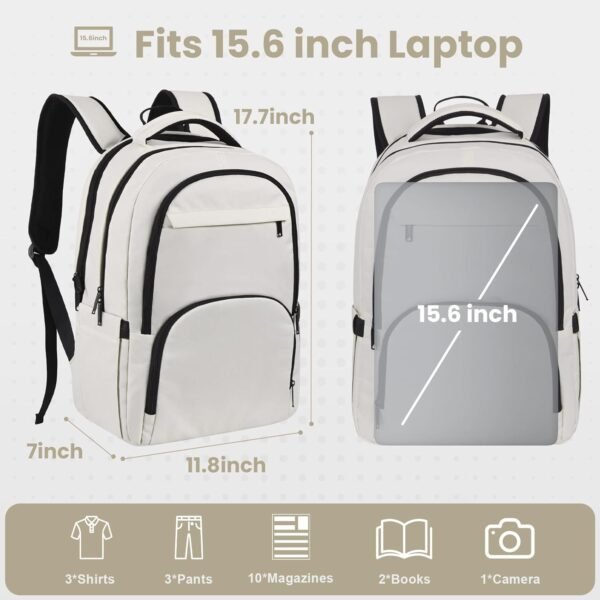 Laptop Backpack 15.6 inch, Backpacks for Men, Trav... - Image 7