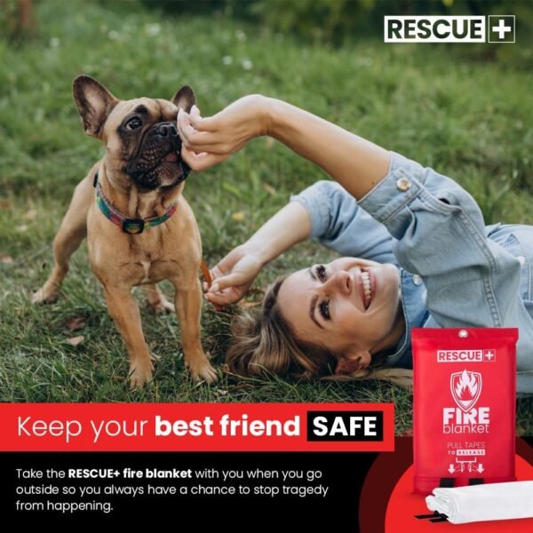 Emergency Fire Blankets – 2 Pack, 40” x 40” Fiberg... - Image 10