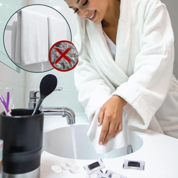 MCPINKY 580PCS Compressed Towels, Bulk Disposable ... - Image 5