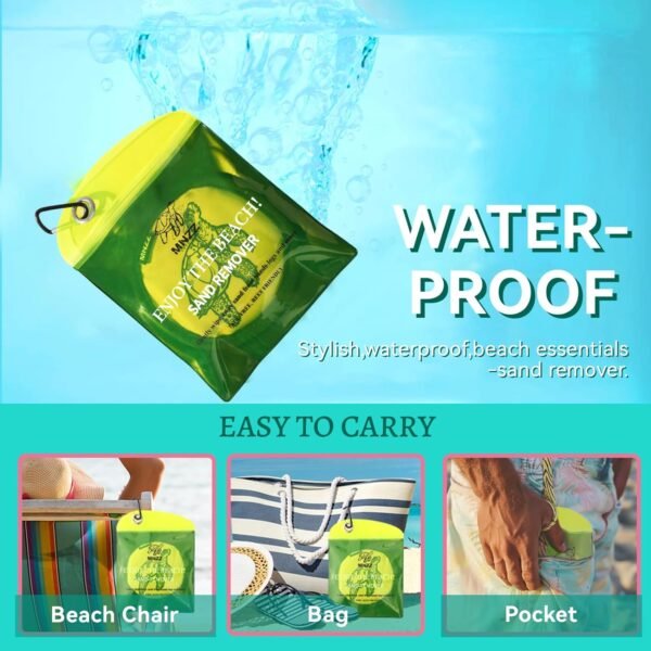 Beach Sand Remover Sand Eraser Wipe Mitt Family Ki... - Image 4