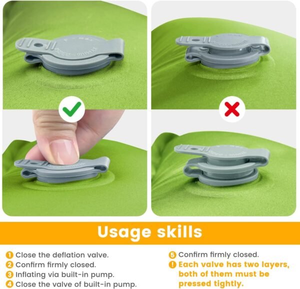 Camping Sleeping Pad, Ultralight Camping Mat with ... - Image 5