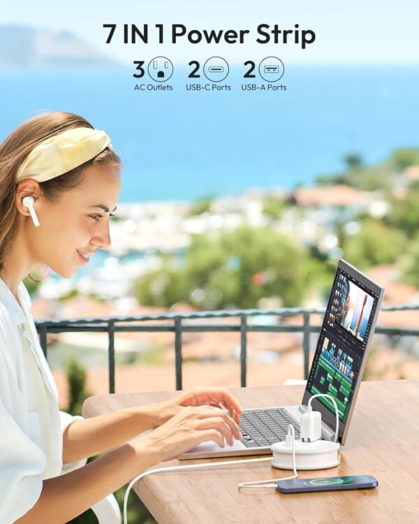 NTONPOWER Travel Power Strip, Travel Essentials, T... - Image 4