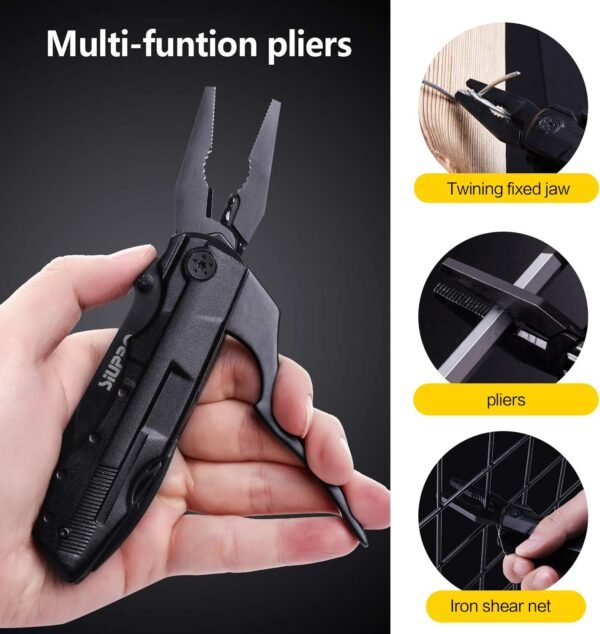 Multitool Pocket Knife for Men, Tactical Folding M... - Image 5