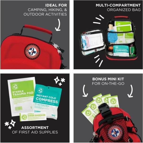 Be Smart Get Prepared 398pc Emergency First Aid Ki... - Image 7