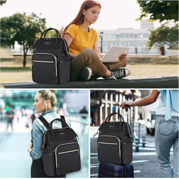 EMPSIGN 17 Inch Laptop Backpack for Women, Work Bu... - Image 8