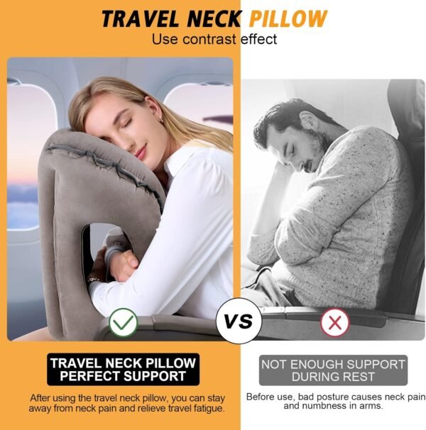 Inflatable Travel Pillow,Multifunction Travel Neck... - Image 4