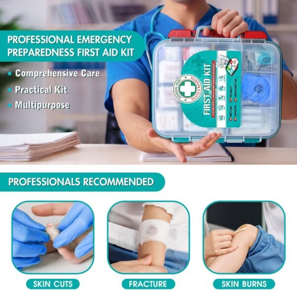 General Medi 420 Pieces Professional First Aid Kit... - Image 6