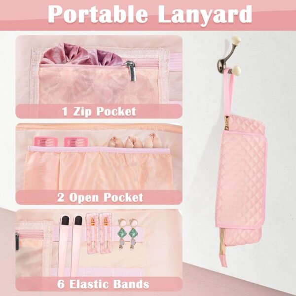 Hair Tools Travel Bag With Heat Resistant Mat, Hot... - Image 5