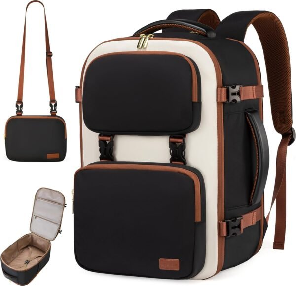 LOVEVOOK Travel Backpack for Women Men, TSA Carry ... - Image 2