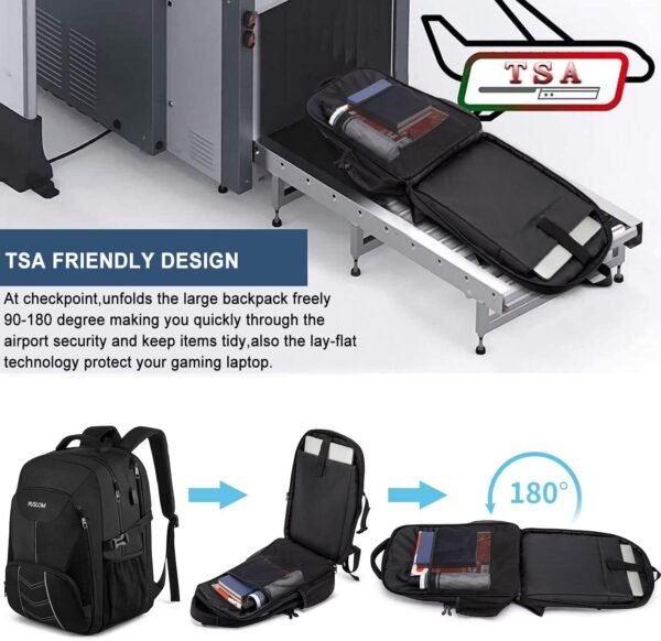 Extra Large Backpack for Men 55L,18.4Inch Travel L... - Image 6