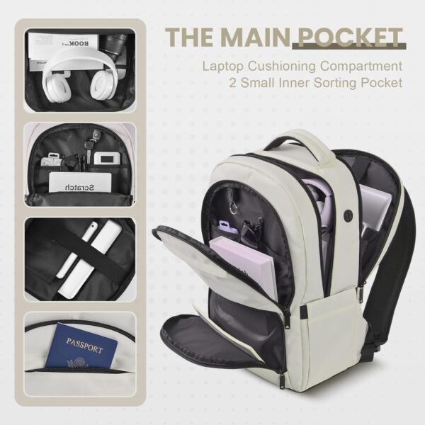 Laptop Backpack 15.6 inch, Backpacks for Men, Trav... - Image 4