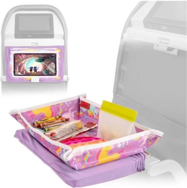 Lusso Gear Kids Airplane Tray Table Cover with Poc... - Image 2