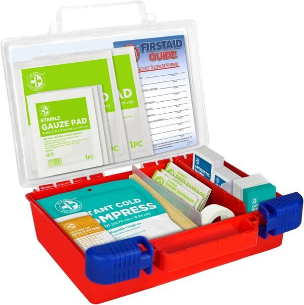 Be Smart Get Prepared 180 Piece First Aid Kit: Cle... - Image 3