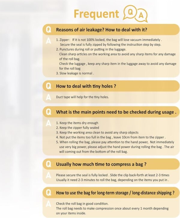 Compression Bags for Travel - Travel Essentials - ... - Image 8
