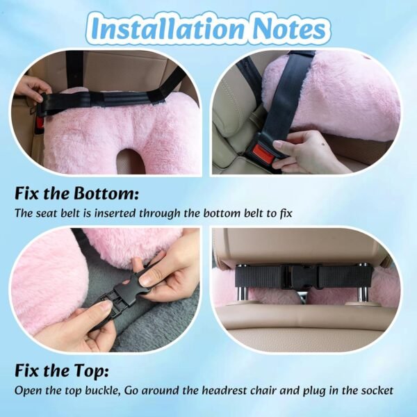 Travel Pillow, Car Pillow for Kids & Adults - Ergo... - Image 7