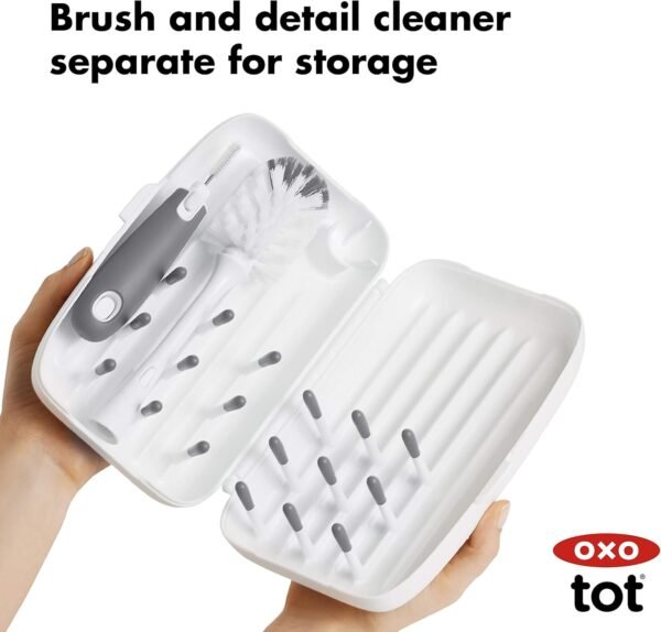 OXO Tot Travel Size Drying Rack with Bottle Brush-... - Image 4