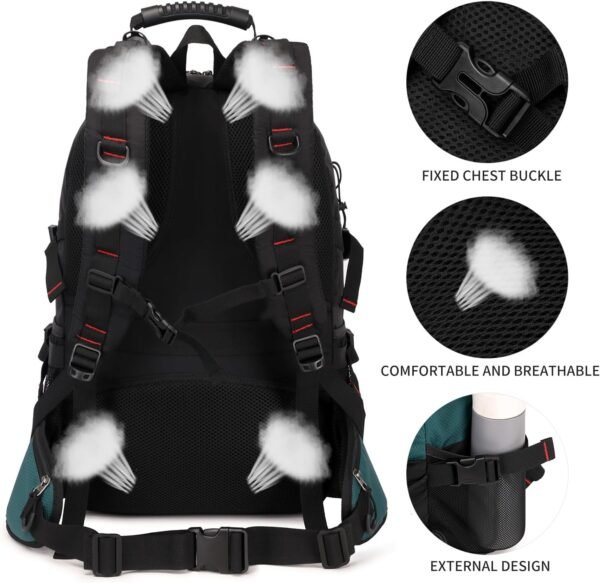 Nerlion 40L Hiking Backpack Travel Backpack for Me... - Image 8