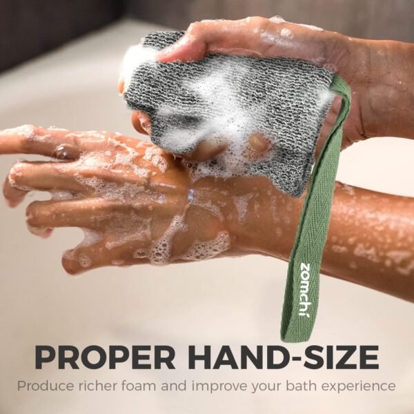 ZOMCHI 2 Pieces Exfoliating Soap Bags, Soap Savers... - Image 4